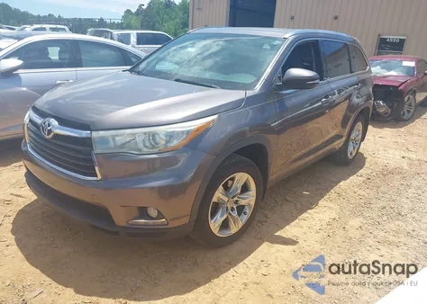 2015 Toyota Highlander Limited Platinum V6/Limited V6 from USA, damaged, VIN 5TDDKRFH0FS164173